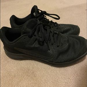 Black Nike sneakers